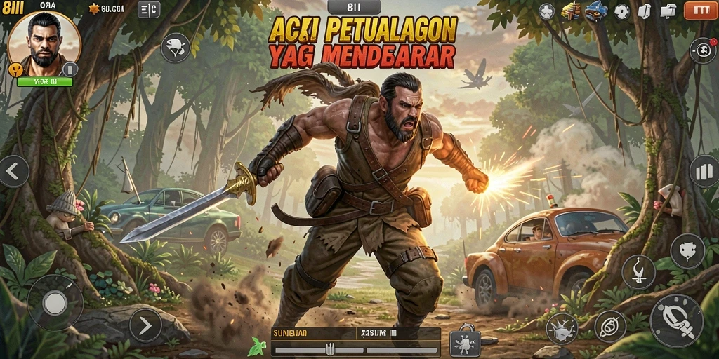 Tampilan gameplay <strong>8II</strong> dengan aksi yang mendebarkan dan grafis menawan.