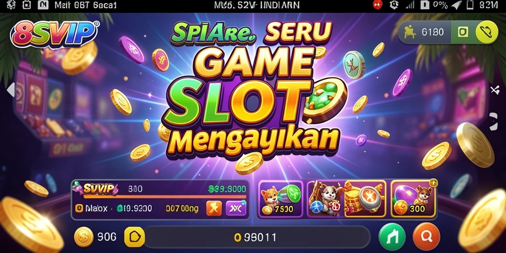 Gameplay Slot 8SVIP yang menarik dan penuh warna.