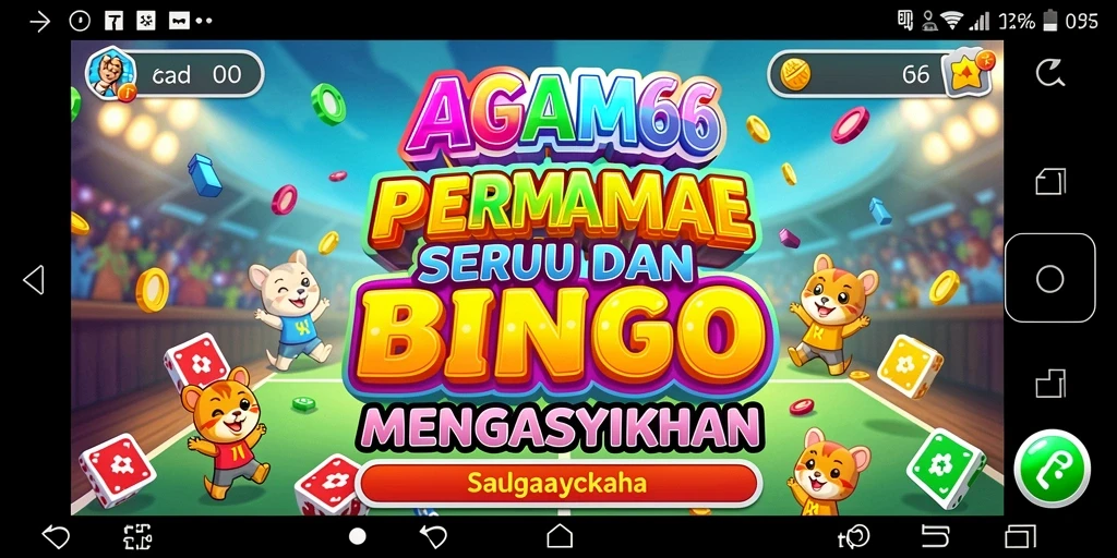 Tampilan gameplay seru dan menarik dari AGAM66 Bingo.