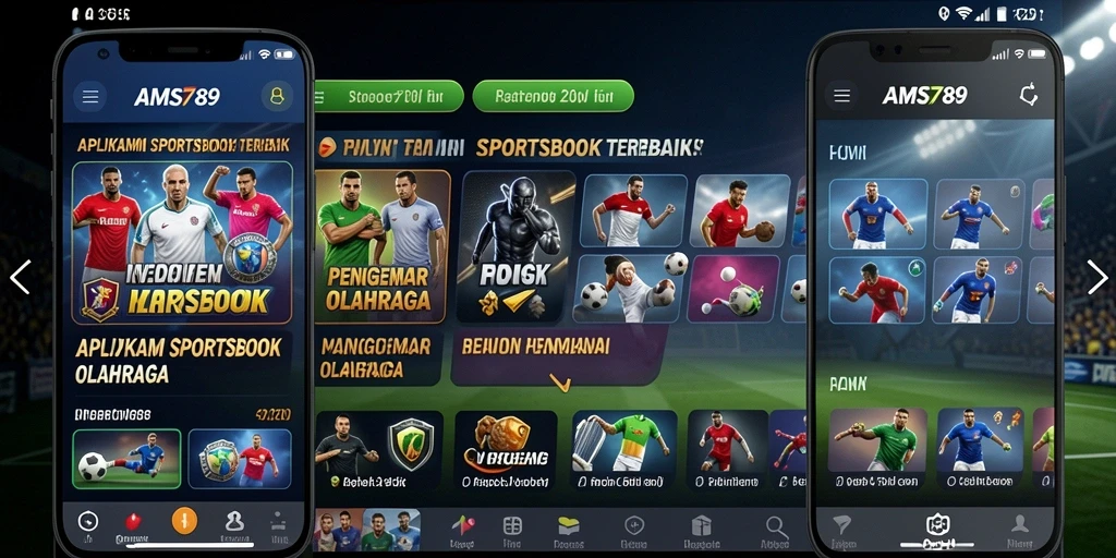 Tampilan gameplay menarik dari aplikasi sportsbook AMS789.