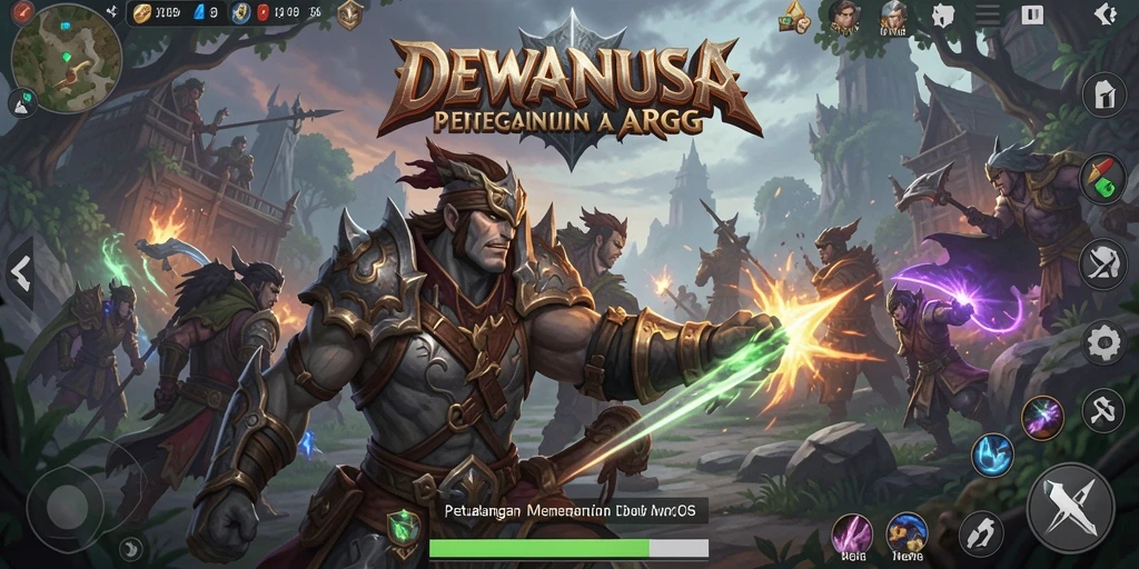Tampilan mengesankan dari gameplay seru DEWANUSA.