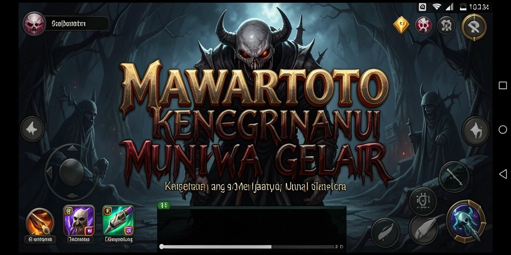 Tangkapan layar gameplay <strong>MAWARTOTO</strong> menampilkan suasana gelap dan menegangkan.