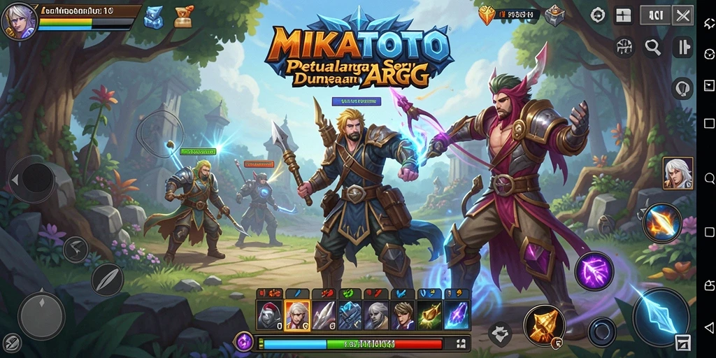 Screenshot gameplay <strong>MIKATOTO</strong> menampilkan aksi pertarungan seru di dunia ARPG.