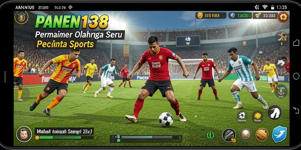 Tampilan utama PANEN138 menampilkan aksi seru dari pertandingan olahraga.
