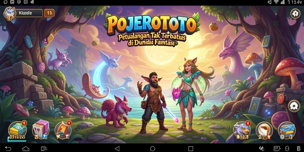 Screenshot gameplay seru POJEROTOTO saat menjelajahi dunia petualangan.