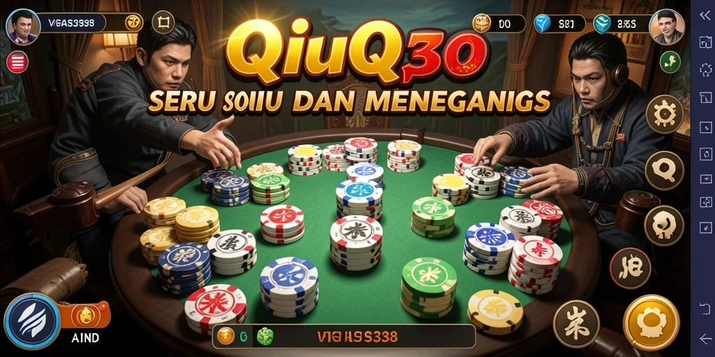 Tampilan menarik gameplay QiuQiu di VEGAS338.