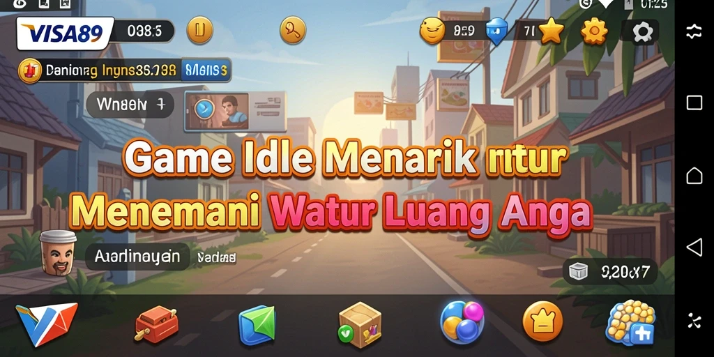Screenshot game VISA89 menampilkan gameplay Idle yang seru dan dinamis.
